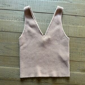 Abercrombie & Fitch Tan Crop Tank Top